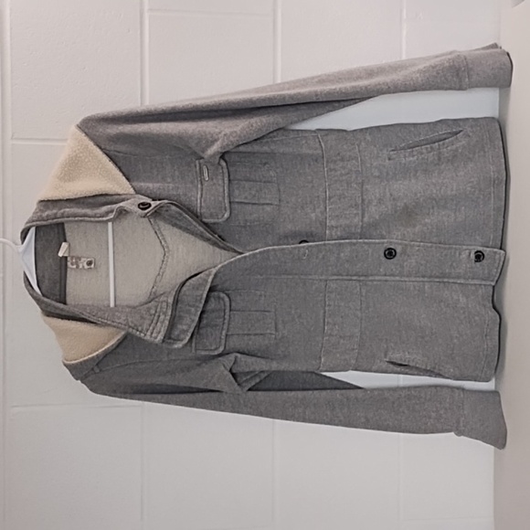 Element Wood & Thread Sherpa Hood, Heavy French Terry Sweatshirt Jacket Med - Picture 10 of 16